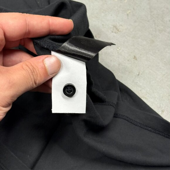 John Varvatos USA Polo Shirt Short Sleeve 100% Cotton Stretch Black Large - Picture 9 of 9